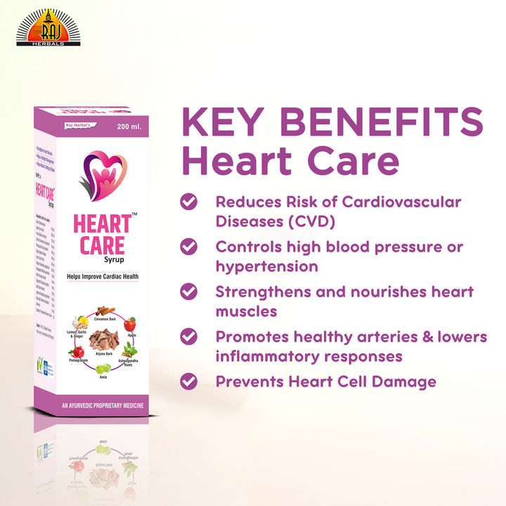 Heart Care Syrup - Pack of 2 Bottles | Herbal Heart Health Support