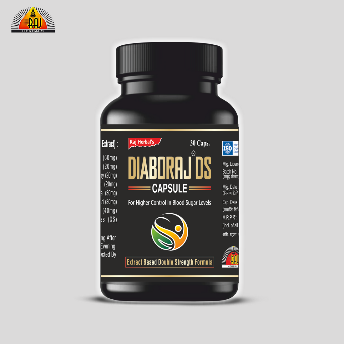 Diaboraj DS Capsule – Pack of 1 Bottle | Ayurvedic Support for Blood Sugar Control