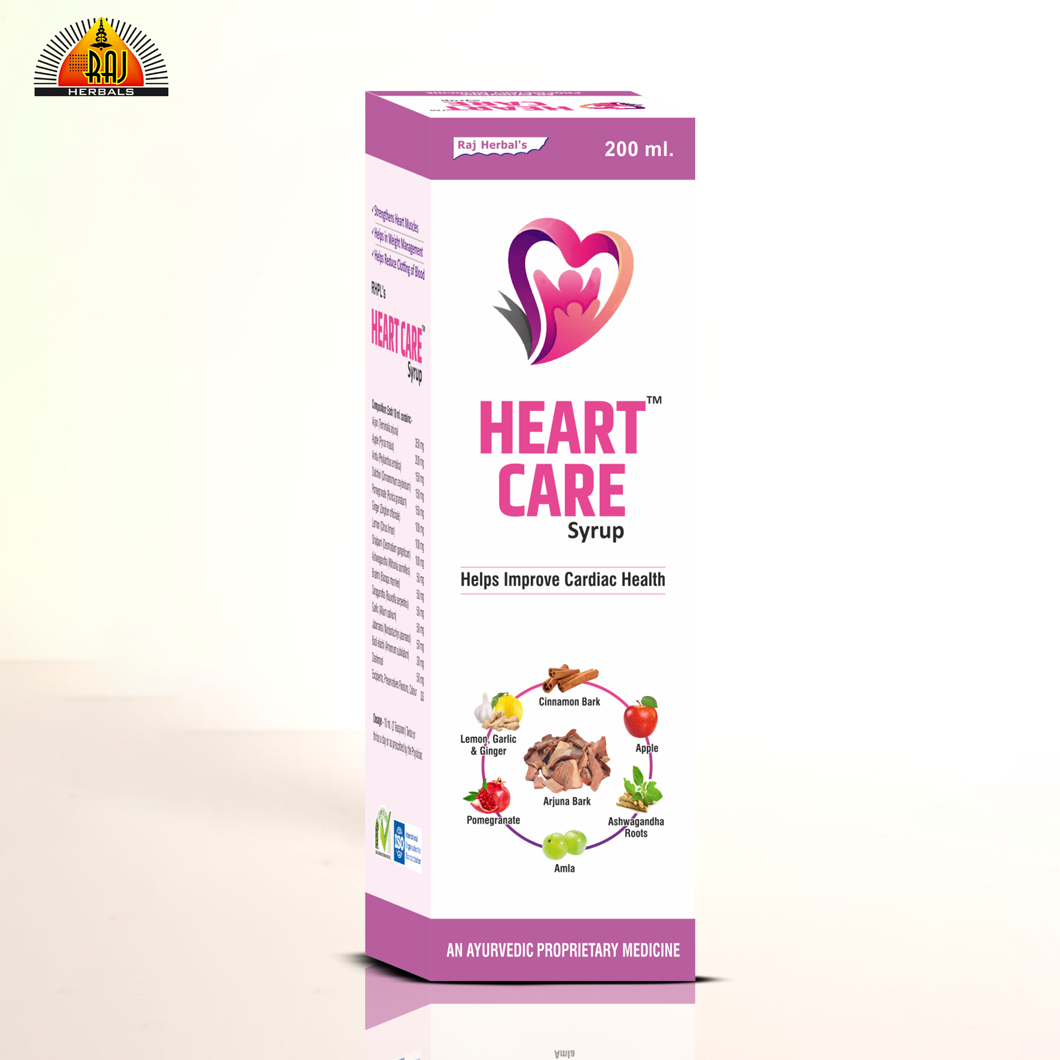Heart Care Syrup - Pack of 2 Bottles | Herbal Heart Health Support