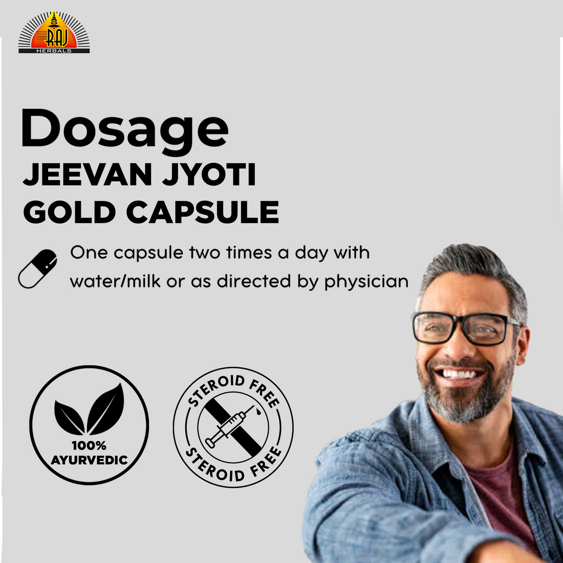 Jeevan Jyoti Gold Capsule - Pack of 2 Boxes | Vitality & Energy Booster