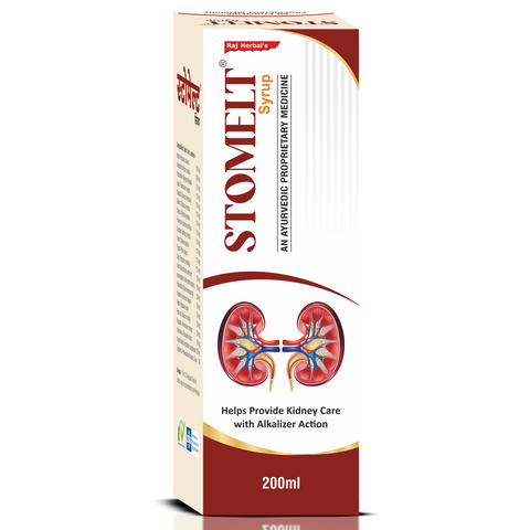 Stomelt Syrup – Pack of 2 Bottles | Ayurvedic Relief for Kidney Stones & UTIs