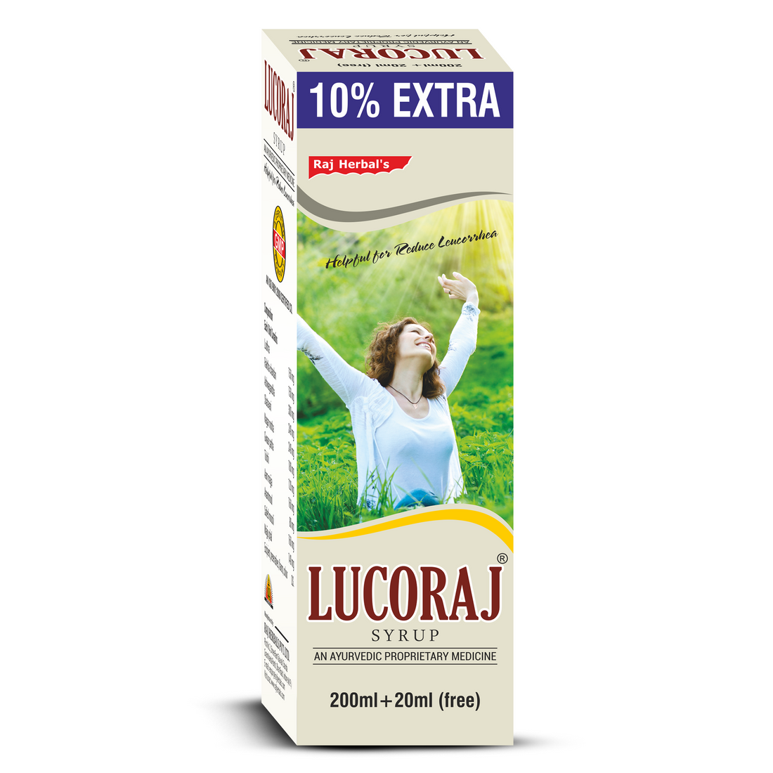 Lucoraj Syrup - Pack of 3 Bottles | Natural Leucorrhea Relief for Women