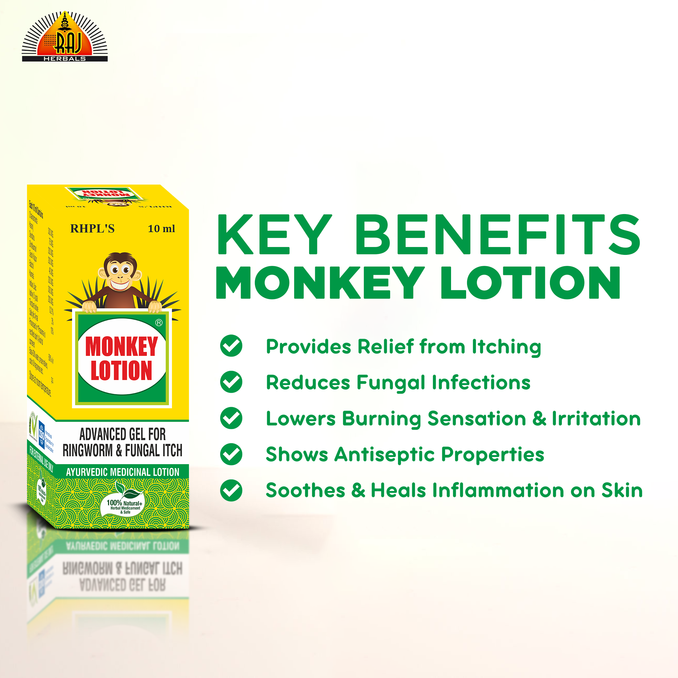 Monkey Lotion | Advanced Solution for Fungal Infections & Itchy Skin