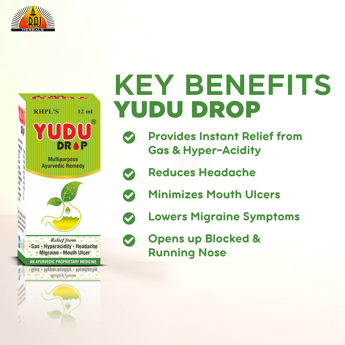 Yudu Drop - Pack of 3 Bottles | Multipurpose Ayurvedic Remedy