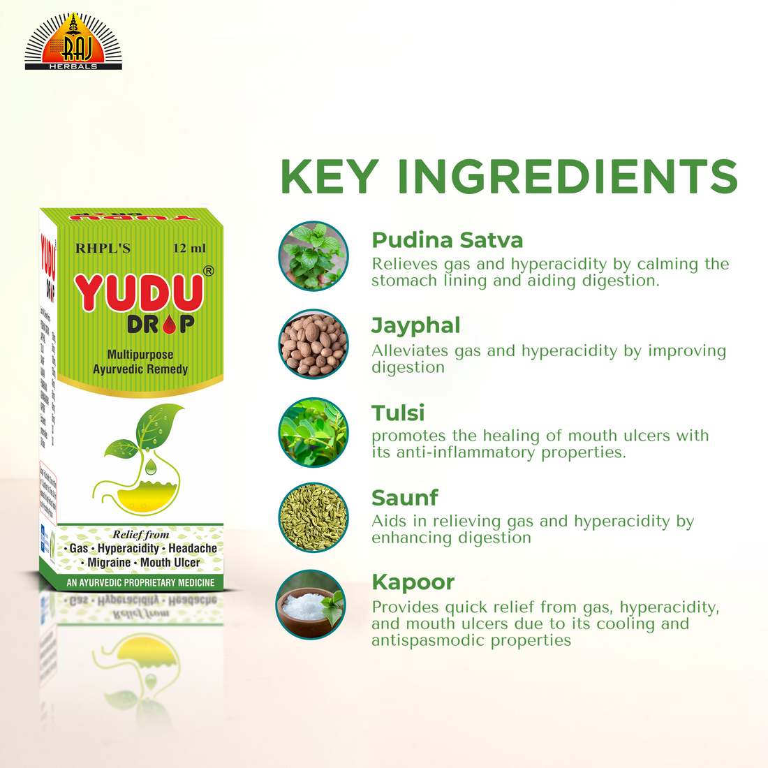 Yudu Drop - Pack of 3 Bottles | Multipurpose Ayurvedic Remedy