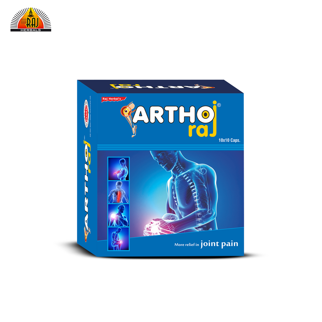 Arthoraj Capsule – Pack of 5 Strips | Ayurvedic Relief for Joint Pain & Arthritis