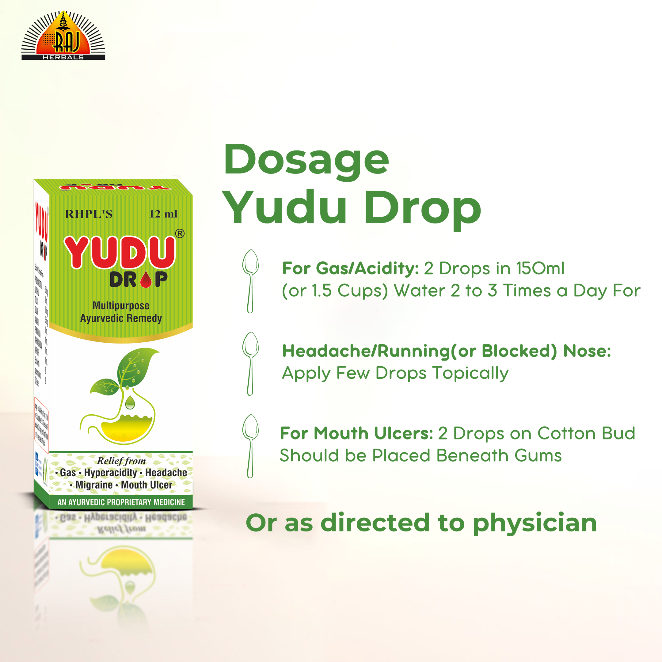 Yudu Drop - Pack of 3 Bottles | Multipurpose Ayurvedic Remedy
