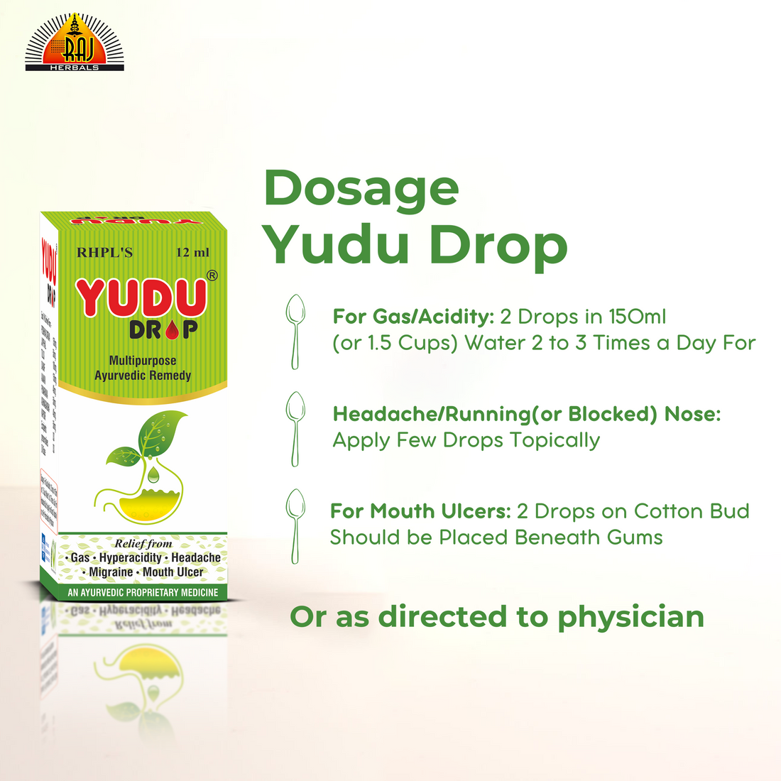 Yudu Drop - Pack of 3 Bottles | Multipurpose Ayurvedic Remedy