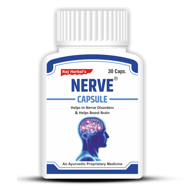 RHPL's Nerve Capsule – Pack of 1 Bottle | Herbal Support for Stress & Memory