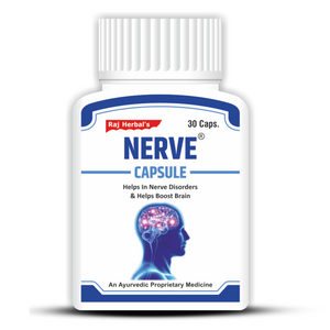 RHPL's Nerve Capsule – Pack of 1 Bottle | Herbal Support for Stress & Memory