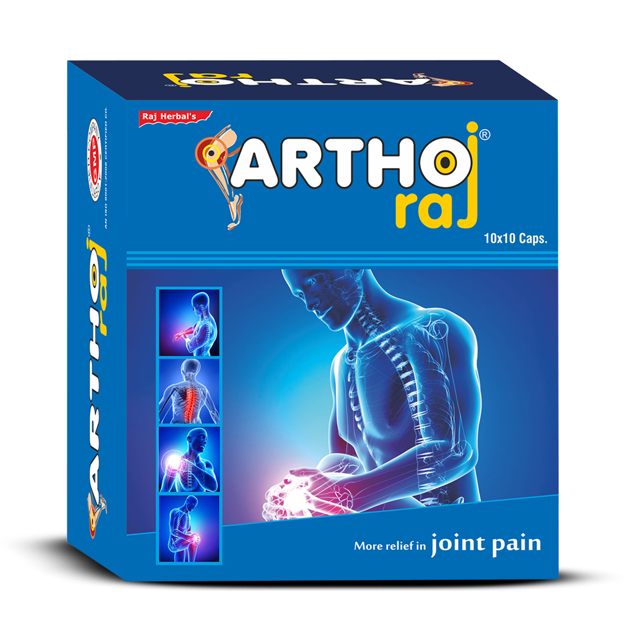 Arthoraj Capsule – Pack of 5 Strips | Ayurvedic Relief for Joint Pain & Arthritis