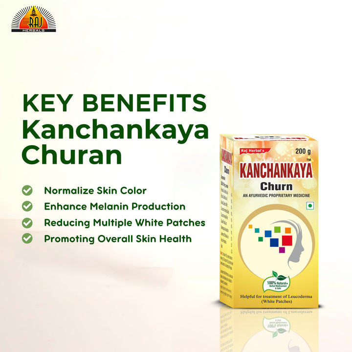 Kanchankaya Churn - Pack of 1 Bottle | Ayurvedic Solution for Vitiligo