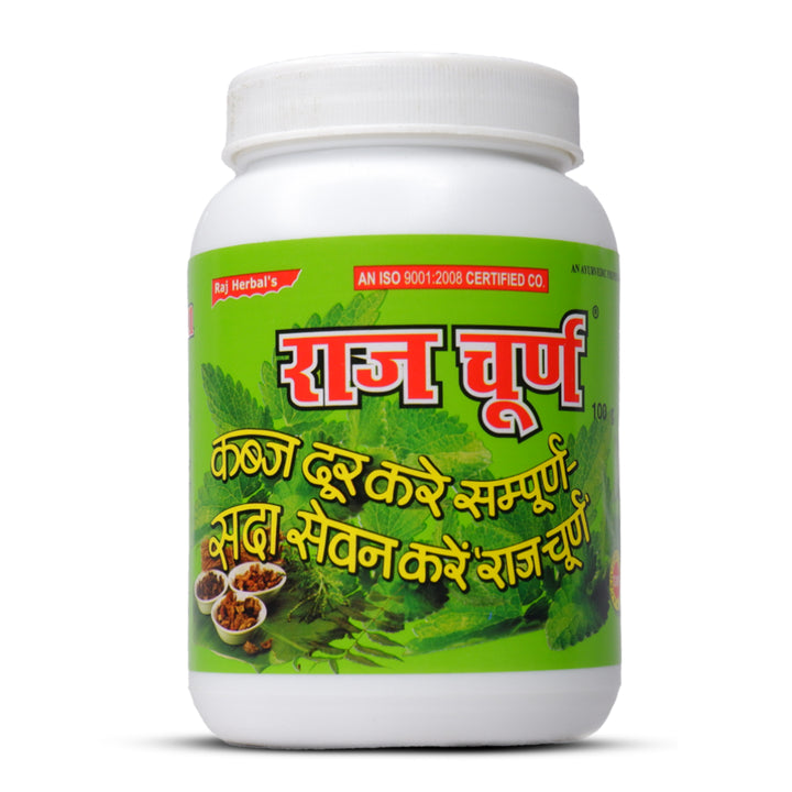 Raj Churan - Pack of 4 Bottles | Laxative for Digestion & Gastric Problems