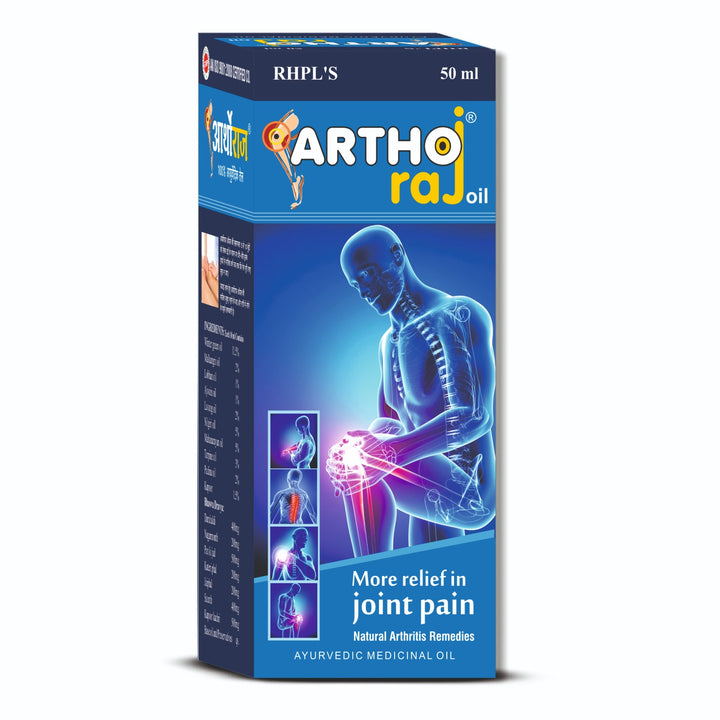 Arthoraj Oil- 50 Ml – Pack of 4 Bottles | Ayurvedic Relief for Joint Pain, Arthritis & Swelling