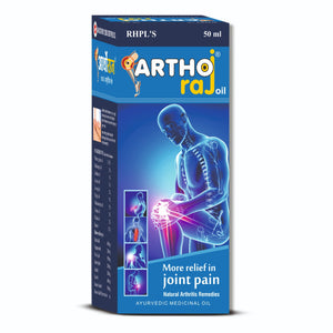 Arthoraj Oil- 50 Ml – Pack of 4 Bottles | Ayurvedic Relief for Joint Pain, Arthritis & Swelling